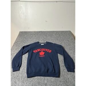 Vintage 80's Canada Embroidered Leaf Logo Crewneck Pullover Sweatshirt Size Smal